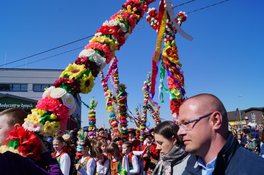 Niedziela Palmowa w Łysych 2019, 14.04.2019. Zdjęcia