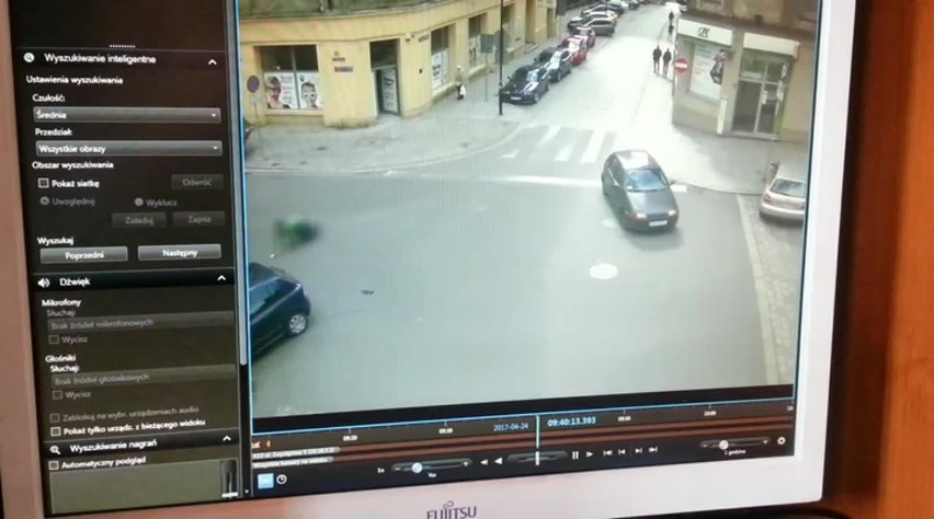 Gliwice: Rowerzysta jechał pod prąd. Wpadł wprost pod samochód WIDEO