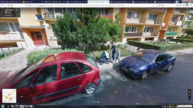 Mieszkańcy Zatorza w Łowiczu na Google Street View. Kogo złapała kamera?