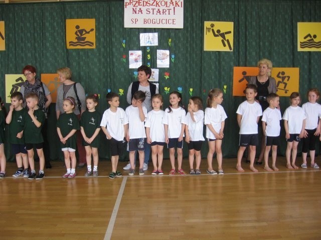 Turniej sportowy dla przedszkolaków w Bogucicach 