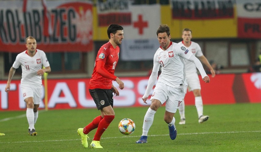 Austria - Polska 0:1. Zwycięskiego gola strzelił Krzysztof...