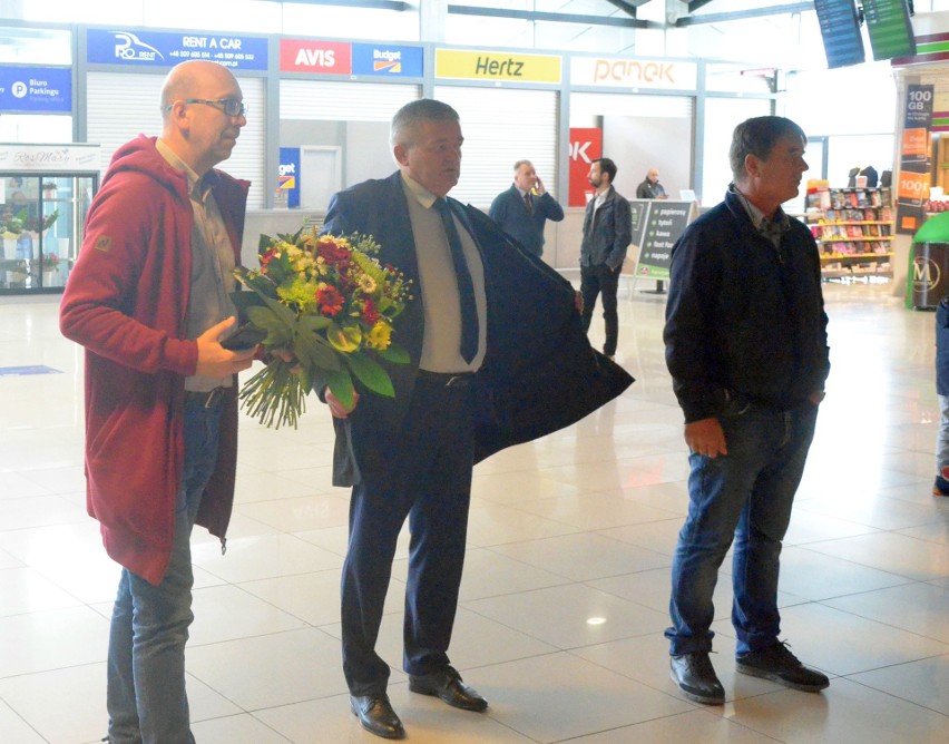 Jeleną Blagojević na lotnisku w Jasionce witało kilkanaście...