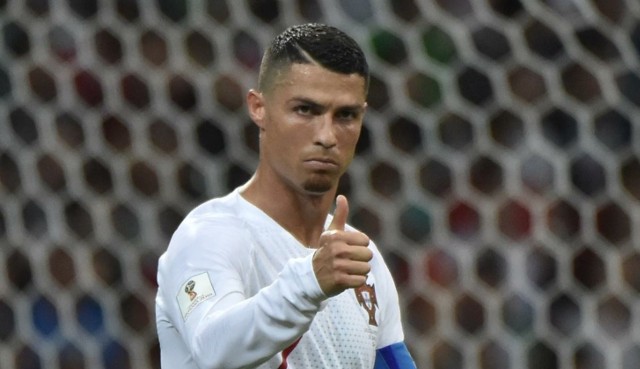 Cristiano Ronaldo w meczu reprezentacji Portugalii.