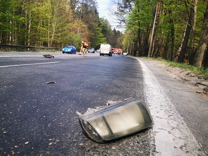 Wypadek w Koszalinie. Zderzyły się trzy auta [zdjęcia]