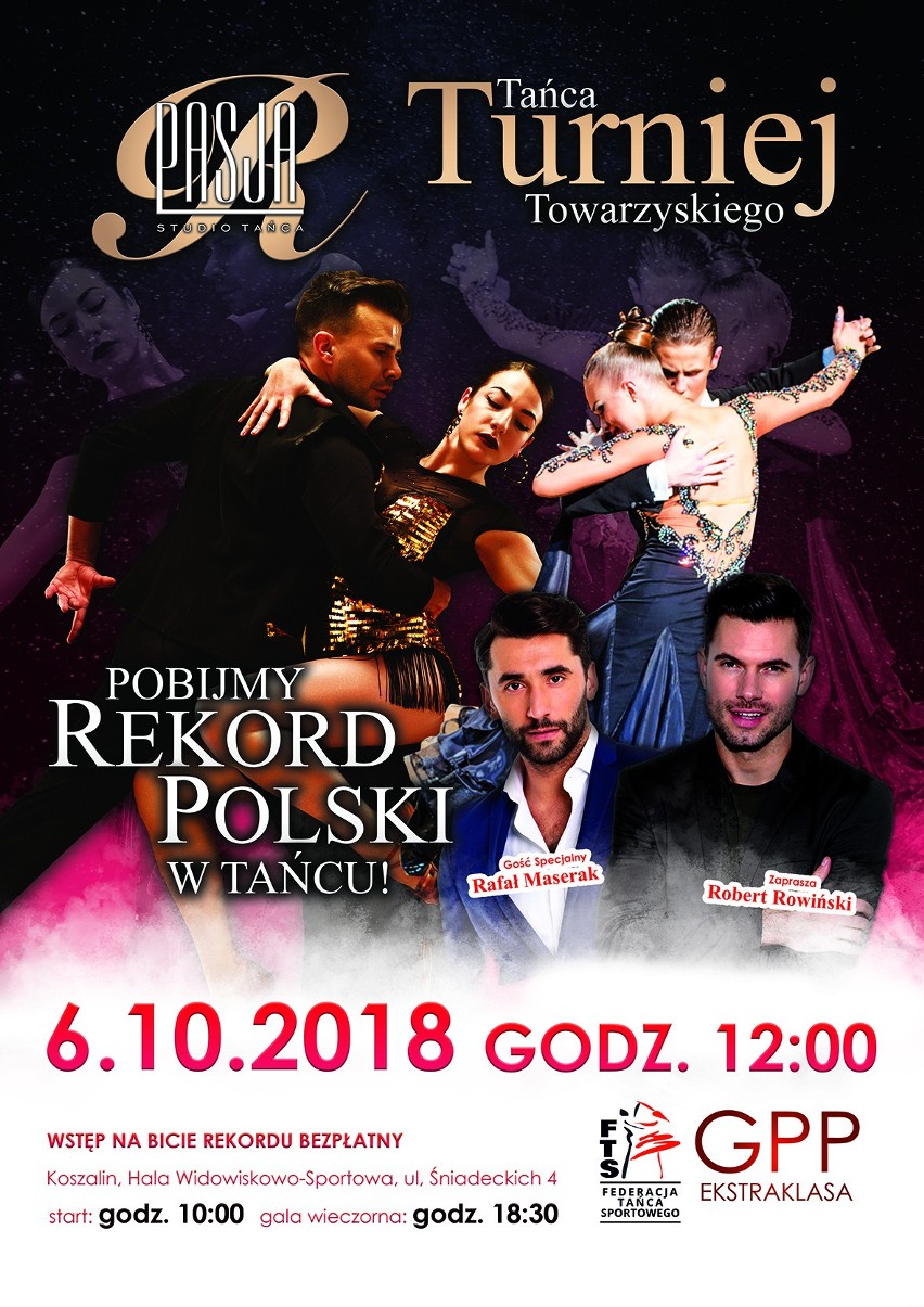Zatańcz z Robertem Rowińskim i Rafałem Maserakiem! Próba bicia rekordu w Koszalinie