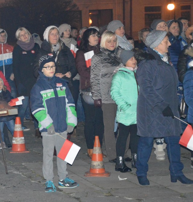 Uczestnicy patriotycznego koncertu