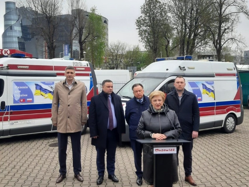 Meditrans Ostrołęka przekazał karetkę ukraińskiemu szpitalowi, 25.04.2022