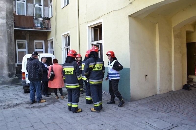 Pożar na Katedralnej w Częstochowie