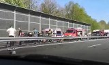 Groźny wypadek w Bielsku-Białej na S52. Droga w kierunku Cieszyna zablokowana