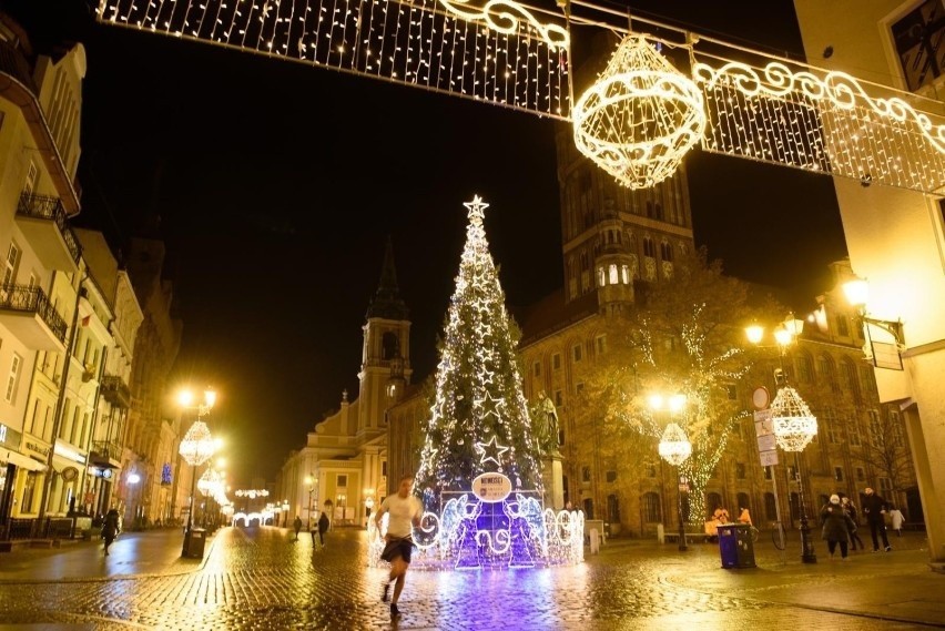 Na zdjęciu - Toruń w okresie Świąt Bożego Narodzenia