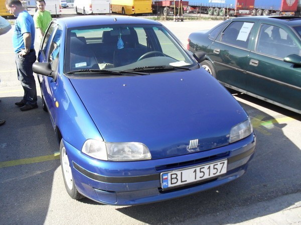 Fiat Punto, 1999 r., centralny zamek, 1x airbag, autoalarm,...