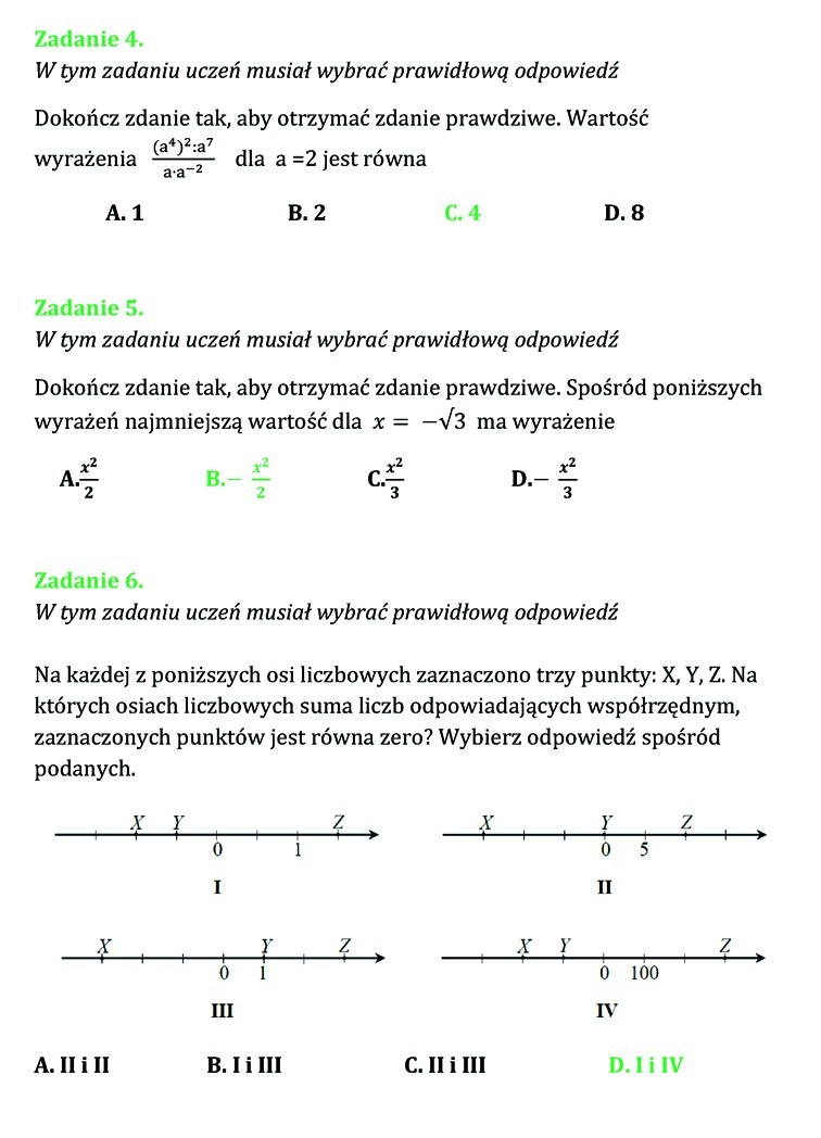 Próbny egzamin gimnazjalny 2014: Matematyka [ARKUSZE, ODPOWIEDZI]