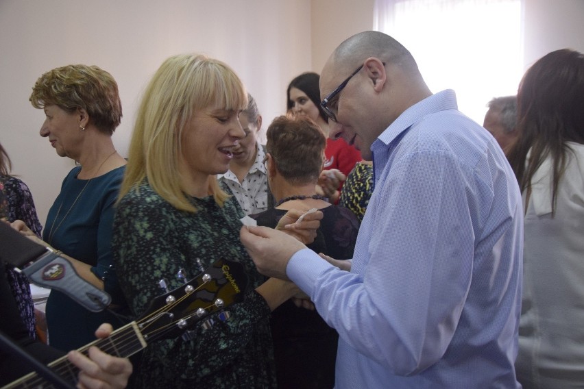 Spotkanie wigilijne 2019 w Środowiskowym Domu Samopomocy w Aleksandrowie Kujawskim [zdjęcia]