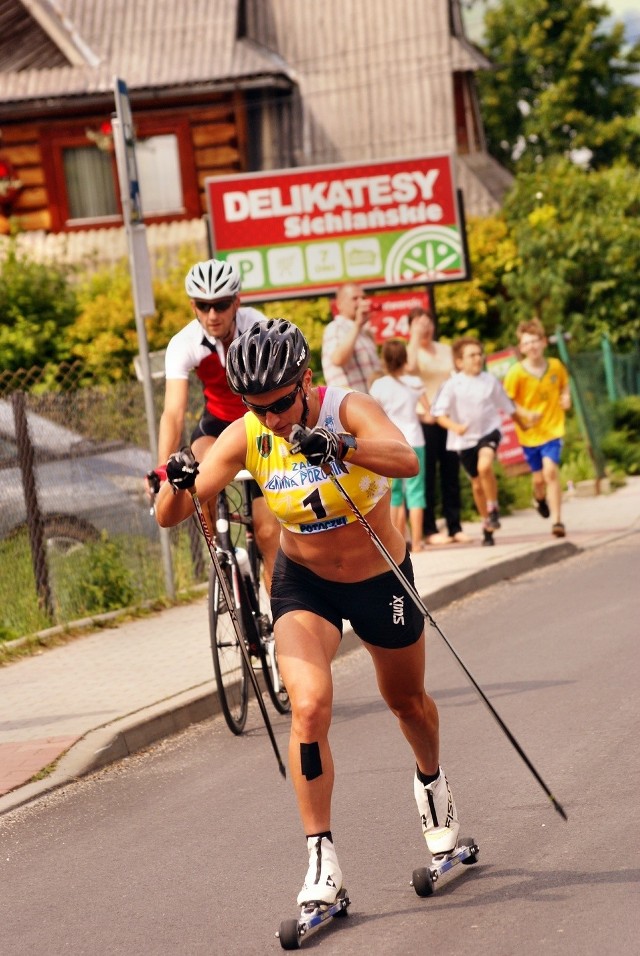 Justyna Kowalczyk w niedzielnym biegu prowadziła od startu do mety