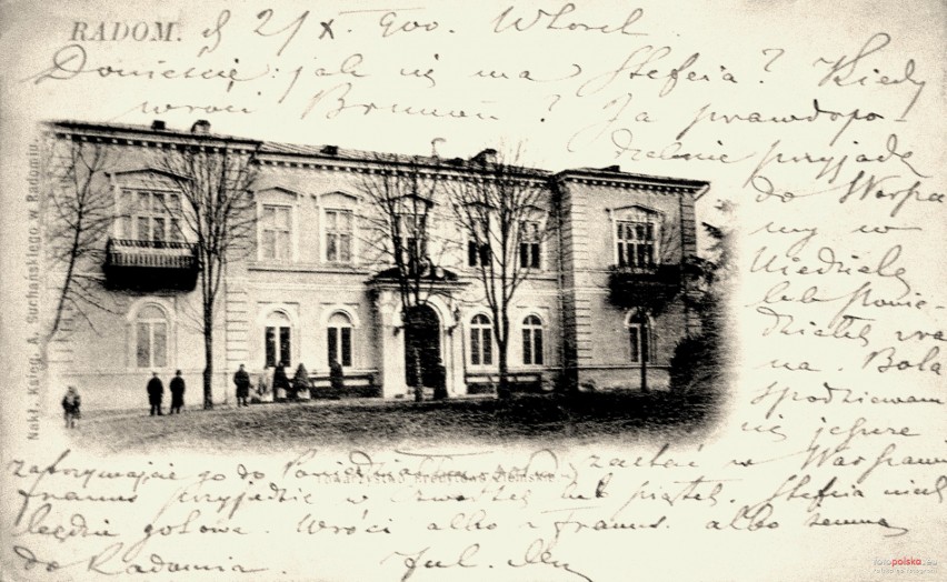 1899 , Radom, ul. Żeromskiego 35. Gmach Towarzystwa...