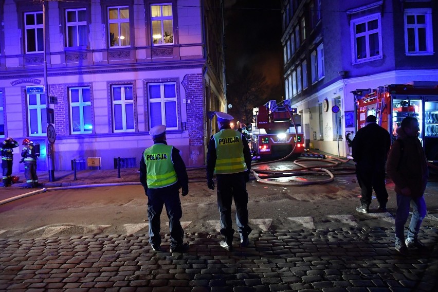 Po pożarze w centrum Szczecinie. Kilknaście rodzin nie wróci na razie do domu 