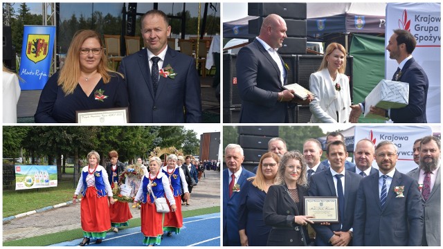 Podczas dożynek powiatowych Rypin Agra 2022 nagrody odebrali najlepsi rolnicy powiatu rypińskiego