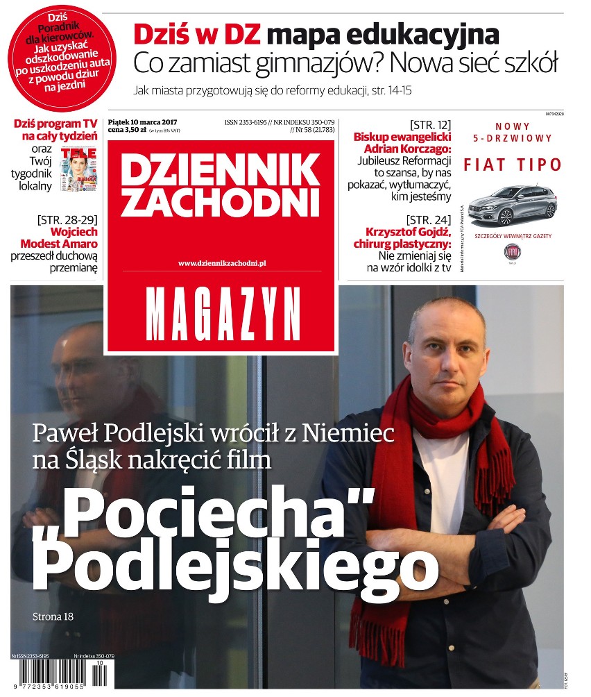 Wybierz okładkę Magazynu „Dziennika Zachodniego" 10.03.2017 OKŁADKI ALTERNATYWNE