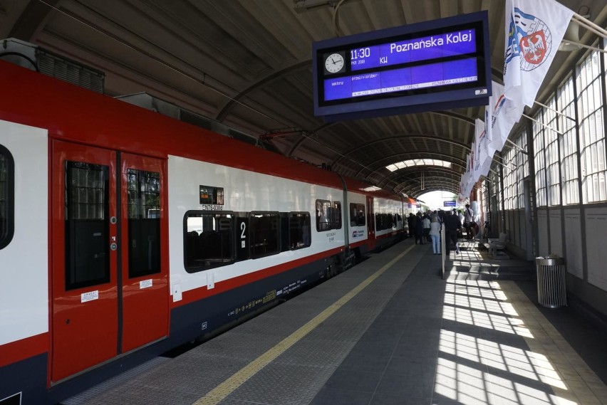 Od niedzieli wzrośnie liczba połączeń kolejowych z Poznania...
