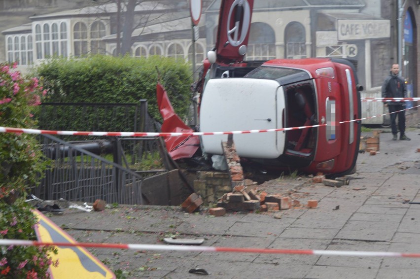 O wypadku w centrum Gorzowa poinformowała nas Czytelniczka...