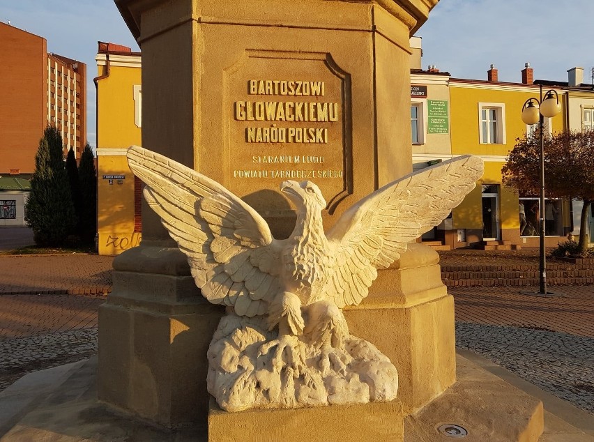 Pomnik Bartosza Głowackiego w Tarnobrzegu odnowiony i wzmocniony. Zobaczcie,  jak wygląda symbol miasta