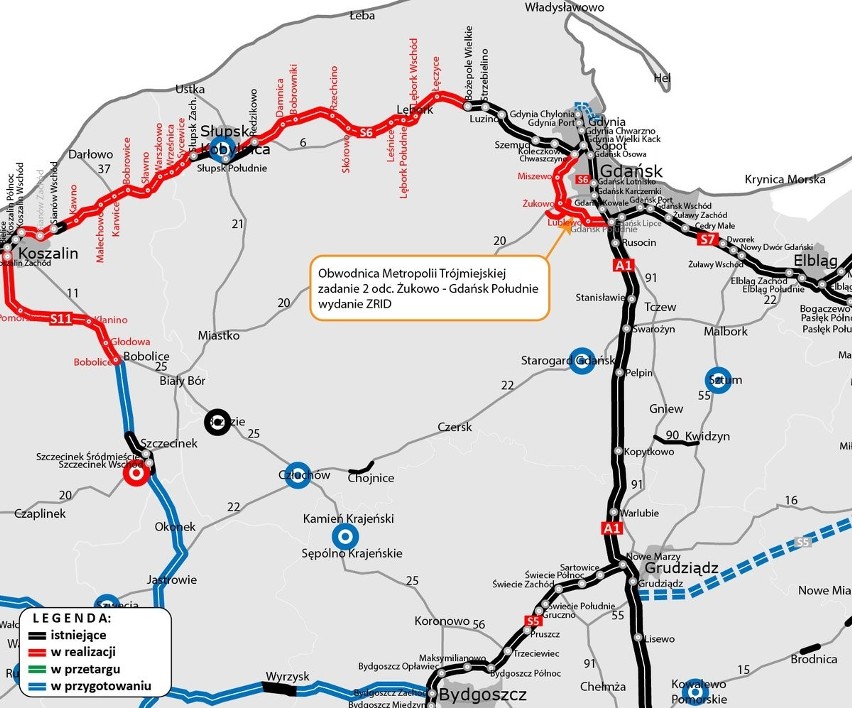 Jest zgoda na rozbudowę węzła Gdańsk Południe. "Zaczynamy inwestycję drogową, która ma kluczowe znaczenie"