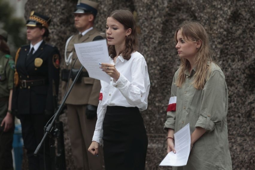 Uroczystości na Woli mające na celu upamiętnienia ofiar niemieckich zbrodni w 1944 r.