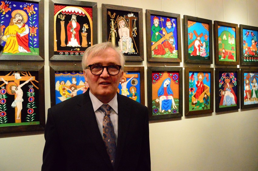 Zdzisław Słonina maluje głównie obrazy o tematyce religijnej