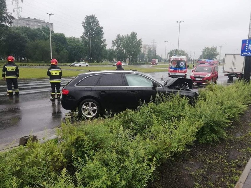 Do groźnego wypadku doszło dziś (środa) na al. Bandurskiego...