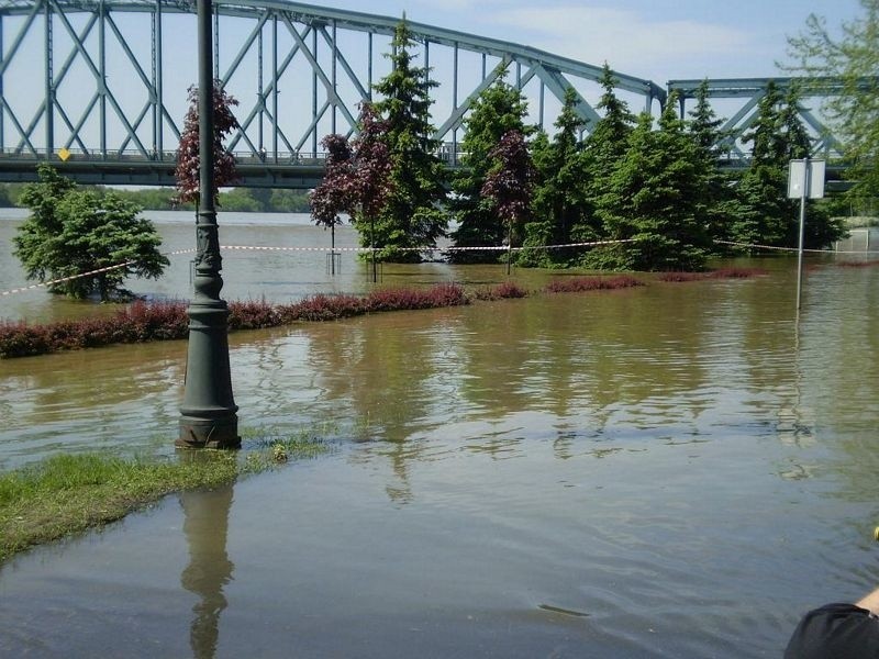 Powódź w Toruniu - zdjęcia Czytelniczki