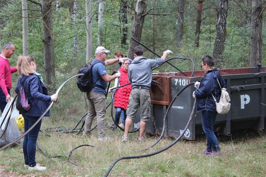 Tak było podczas poprzedniego sprzątania Lasu Turczyńskiego....