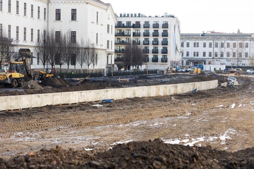 Kraków. Tak zmieni się park przy Karmelickiej. Zamiast betonu i błota ma być rajski ogród. Są nowe wizualizacje