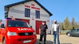 Ochotnicza Straż Pożarna w Mierzawie ma nowy samochód. Pozyskała go od Straży Granicznej