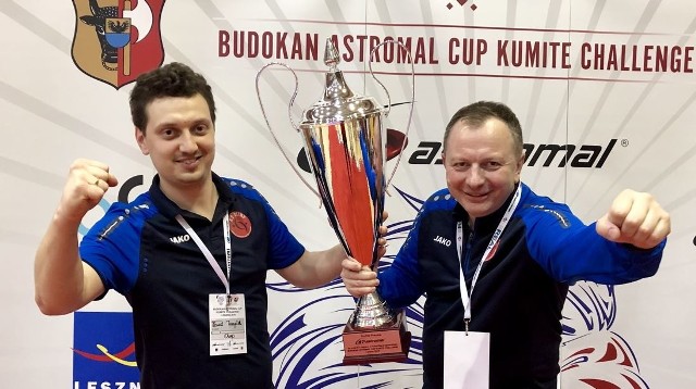 Maciej Gawłowski i Dawid Tuszyński, trenerzy Olimpu.