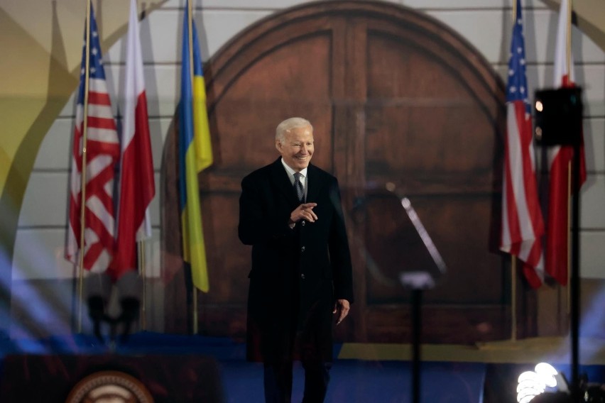 Wystąpienie prezydenta USA Josepha Bidena jr. w Polsce