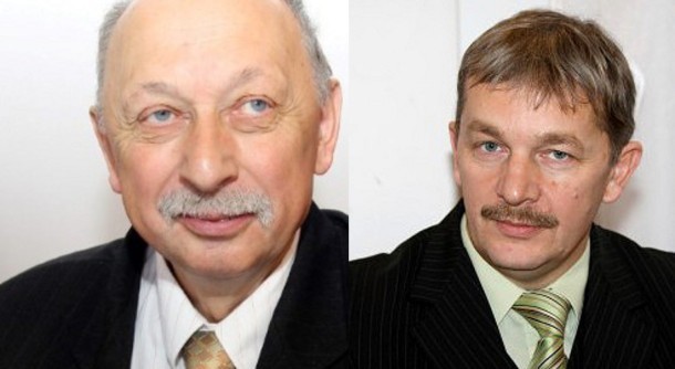 Od lewej: Franciszek Kupracz i Jerzy Krzyżanowski