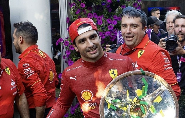 Carlos Sainz, zwycięzca ostatniej rundy F1 w Australii