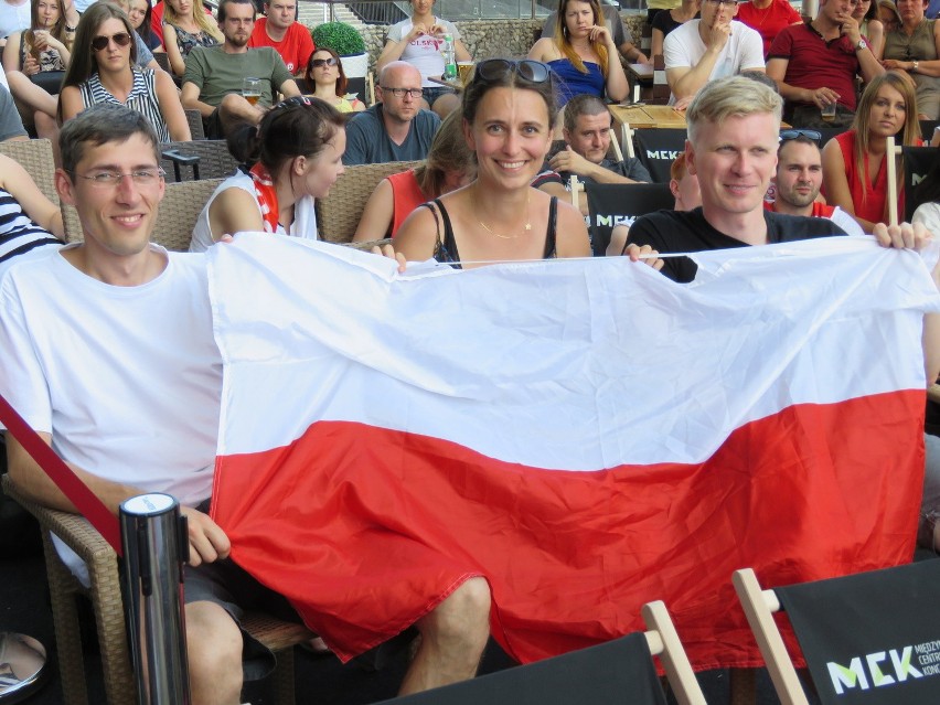 Polska - Szwajcaria w strefie kibica w Katowicach