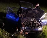 Golanka. Wypadek drogowy 7.07.2019, Peugeot kierowany przez 18-latka wypadł z drogi, dwie osoby poszkodowane