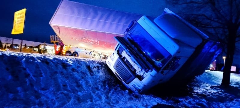Wypadek w Lubiewicach wydarzył się nocą z 20 na 21 stycznia