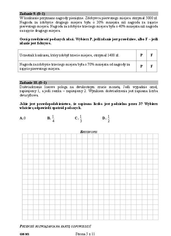 EGZAMIN GIMNAZJALNY 2015. MATEMATYKA ARKUSZE! ODPOWIEDZI,...