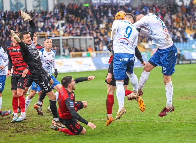 26.02.2023 r. Mecz 22. kolejki PKO Ekstraklasy: Stal Mielec - Górnik Zabrze.