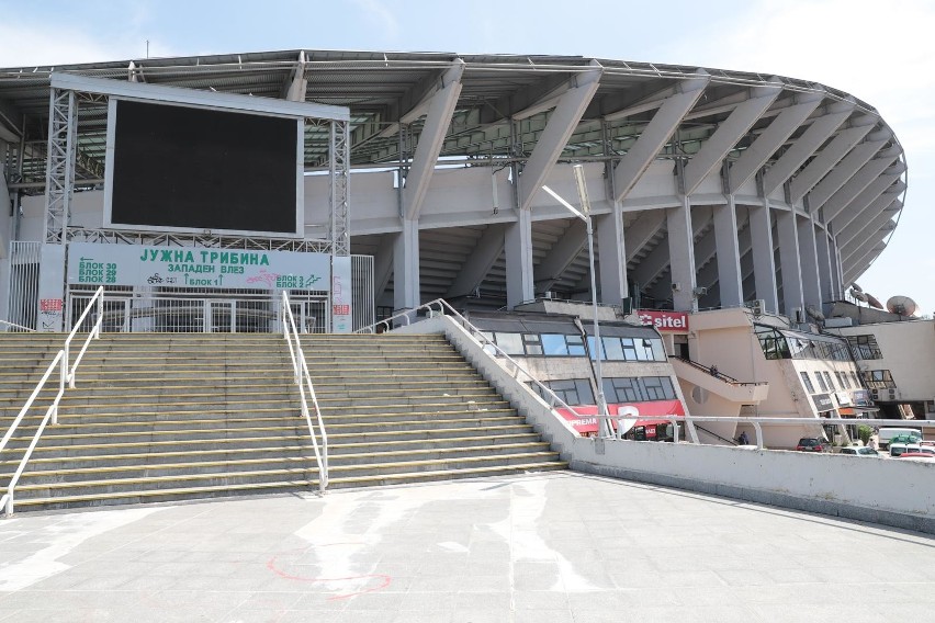 Stadion w Skopje na którym Polacy zagrają z Macedonią...