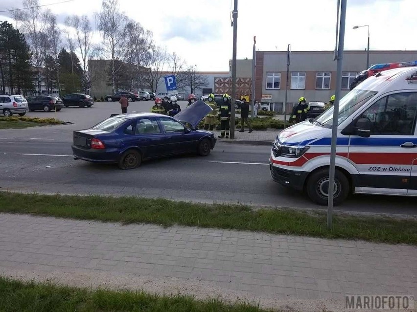 Wypadek w Praszce.