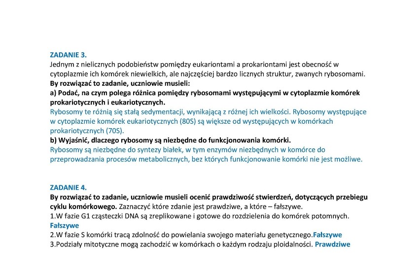 Matura 2014: Próbna z biologii napisana [ARKUSZE, ODPOWIEDZI]