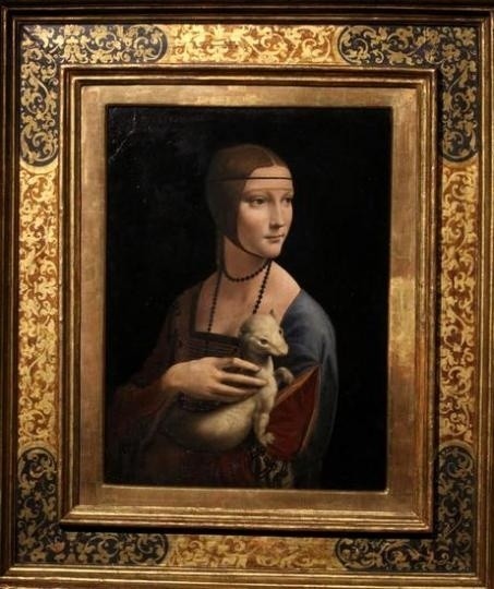"Dama z gronostajem" na Wawelu