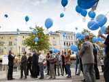 Mały ruch graniczny. Niebieskie balony poleciały na Białoruś (zdjęcia, wideo)