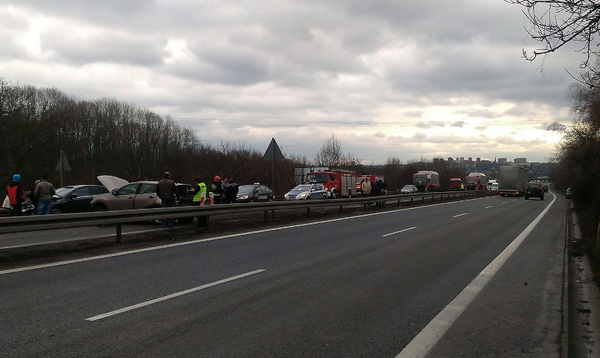 Wypadek w Będzinie na trasie Dk 86