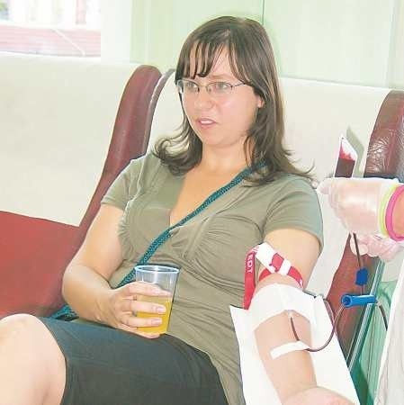 Anna Łyżwa pierwszy raz oddawała krew w dniu osiemnastych...