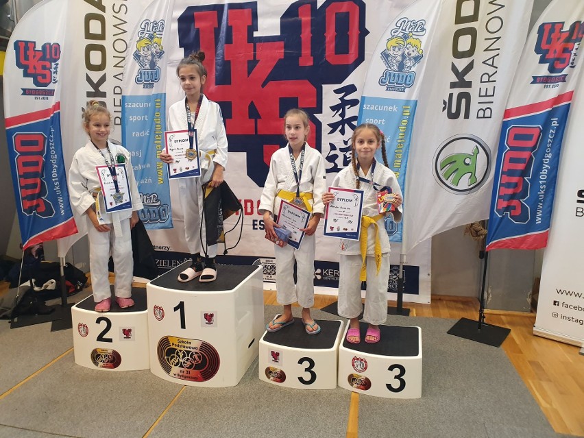 Klub Judo Samuraj Koszalin i UKS Tori Dąbrowa z medalami w Bydgoszczy [ZDJĘCIA]